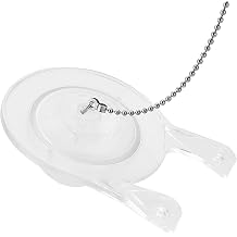 3 Inch Toilet Flappers Replacement for Gerber 99-827, Toilet Flapper with Stainless Chain and Hook, Toilet Replacement Parts Clear 1 PCS