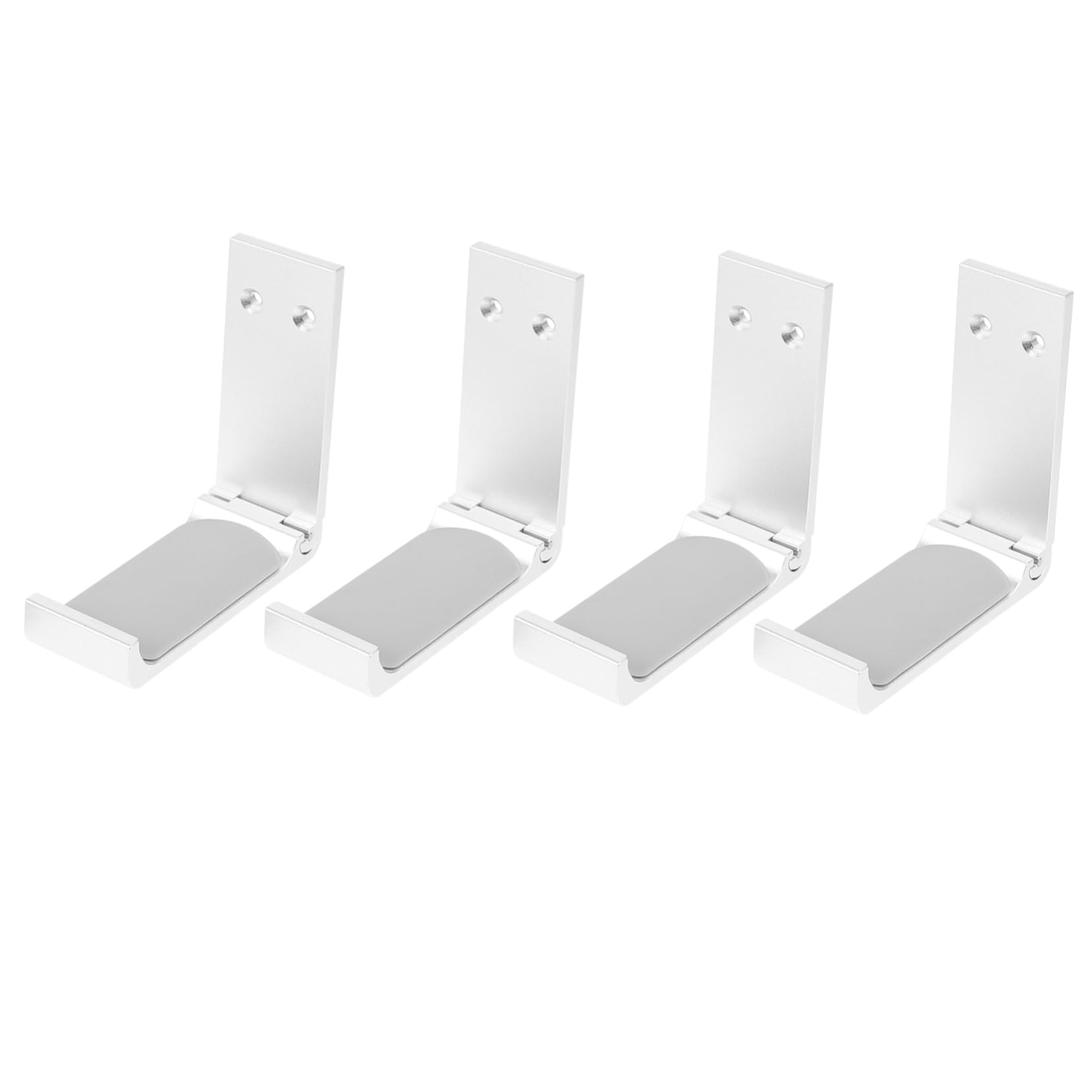 HEMOTON 4juegos Colgador De Auriculares De Metal Soporte para Auriculares De Aleación De Aluminio para Casa