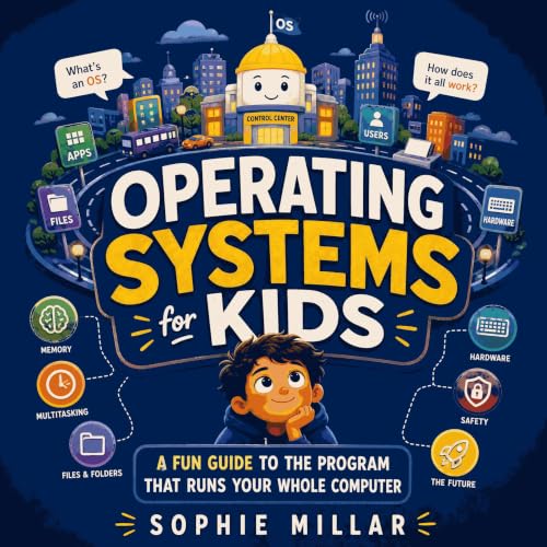 Operating Systems for Kids: A Fun Guide to the Program That Runs Your Whole Computer Audiolibro Por Sophie Millar arte de por