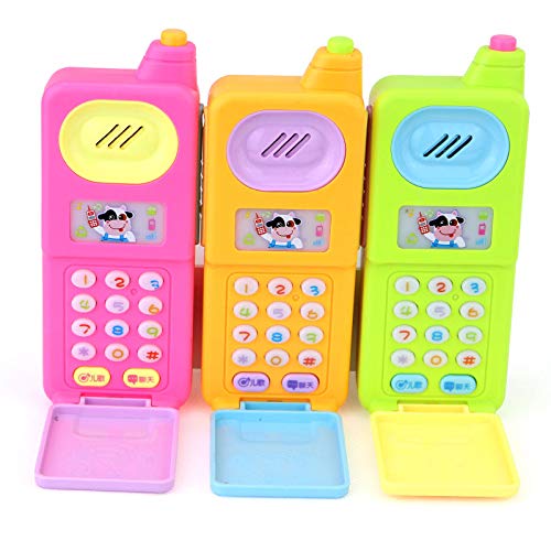 Vibgyor Vibes™ Light and Sound Flap Musical Mobile Cell Phone Toy for Kids - Pack of 1 1