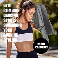 Vnoss Microfiber Quick Dry Gym Towel, Lint Free Odor-Free Absorbent Fiber, Fast Drying, Men & Women Workout Gear for Body Sweat, Working Out, Towels (Grey, 5Pack - 16 * 27Inch) — image 6