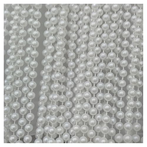 Okllen 60 Pack Faux Long Pearl Necklace for Women, Fake Pearl Necklace Bulk, 1920s White Faux Pearl...