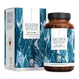 NATURTREU® Jod Selen Komplex Kapseln - 150µg Jod aus Braunalgen (Kelp Extrakt) mit Selen und Thymian - Hochdosiert, natürlich und vegan - 180 Kapseln