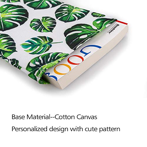 Book Sleeve Tree Leaves Book Protector Medium 9.7 Inch X 8 Inch Canvas Book Sleeves Teen Gifts - Thumbnail 3