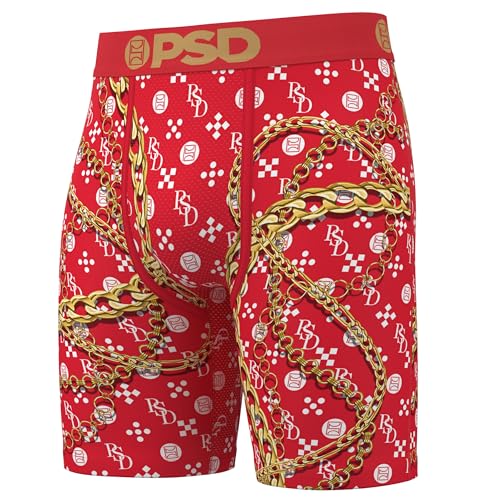 PSD Mens Boxer Briefs - Infrared Lux 3-Pack Box Set, 7 Inch Inseam, Moisture-Wicking, Boxer Briefs for Men Pack, Large3