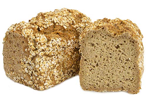 Bio Haferbrot glutenfrei 500 g ideal für Haferkur Haferflockenbrot Vollkornbrot vegan reich an Beta Glucan (frisch)