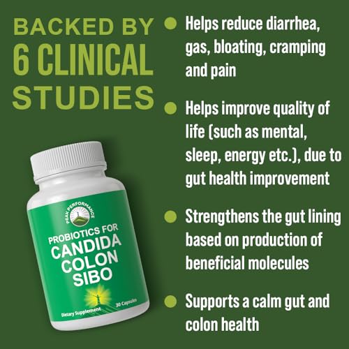 Probiotics for Candida, Colon Cleanse, IBS, and SIBO Support. Doctor Recommended Proprietary Microbiome Reset Probiotic Supplement. Gut Health and Overgrowth Treatment Capsules for Women & Men - Image 4
