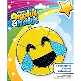 ColorBok 73703 Mibi Suncatcher Emoji Happy Tears Suncatcher Kit