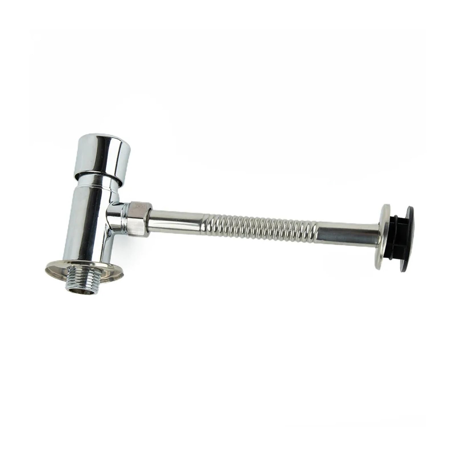 Fluxómetro manual para inodoro Válvula De Descarga Manual For Urinario Plateada Con Accesorios DN15 La Mayoría Los Inodoros