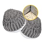 SYNOSHI Cone Brush Heads (2 Units) for Electric Spin Scrubber The Corners and Hard-to-Reach Places, Grey