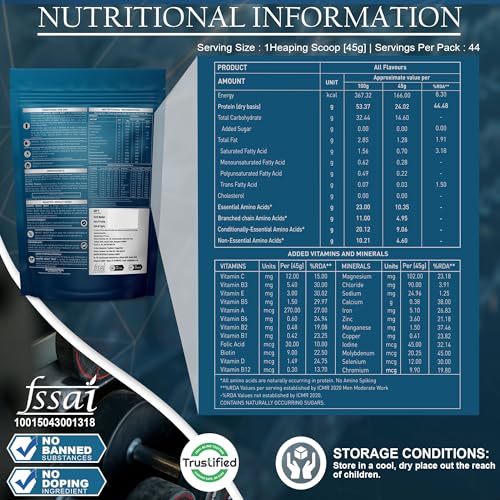 NAKPRO Impact Whey Protein 2kg Malai Kulfi - Image 3