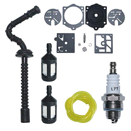 AUMEL Fuel Filter Line Hose Carb Repair Kit for Stihl 015 015AV 015L Chainsaw Replace Walbro K10-HDC