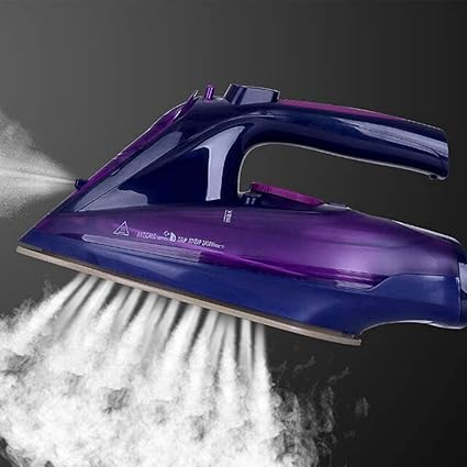 VBM 2000W Steam Iron with Steam Burst, Anti-Drip and Anti-Scale Technology, Vertical and Horizontal Ironing, Non-Stick Coated Soleplate