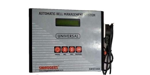 Swaggers Prime Heavy Duty Electronic/Automatic Bell Management System/Multipurpose Timer for School, Collage, Factories, Office etc !! 1 Year Offsite Warranty !!