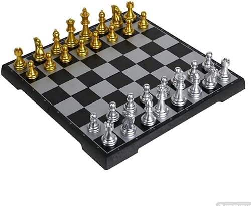 Miniatura 1 de Juego de ajedrez magnético de viaje con tablero de ajedrez plegable, perfecto para principiantes y adultos