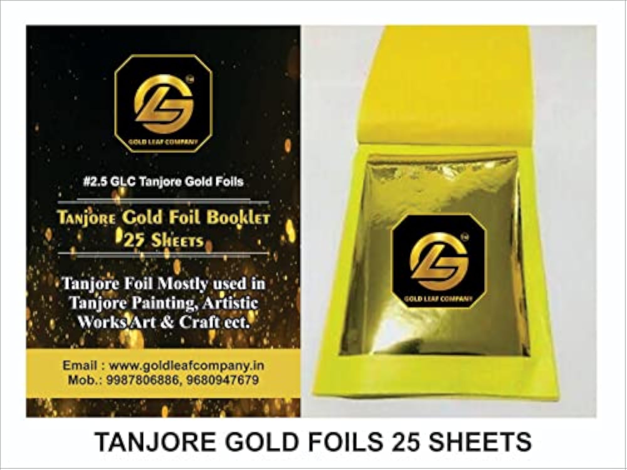 Foil Sheets for Tanjore Painting Projects