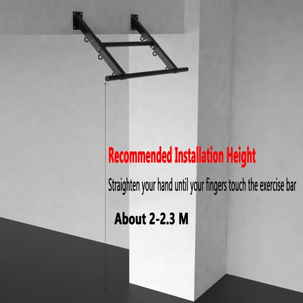 Wall Mounted Pull Up Bar, Garage Corridor Gym Heavy Weight Strength Bars, Indoor Multi-Sport Exercise Equipment, Load 300kg