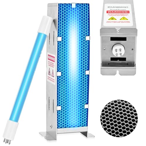 2026 Upgrade 9 Inch Air Scrubber Advanced Replacement Cell and Üν Bulb, Photocatalytic Oxidation (PCO), Ozone Free, Replacement for Activetek InDuct 2000,A1013A,A1013C,A1013P,A1013Q, A1013U, 1 Pack