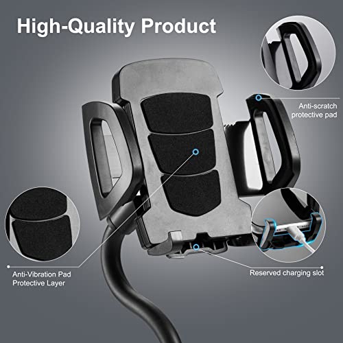 Yuheng Upgrade Cup Phone Holder For Car, Car Cup Holder Phone Mount With 360° Rotation Adjustable Gooseneck, Car Phone Holder Mount For All Smartphones Cup Holder Iphone Cell Phone Automobile Cradles #TOP2