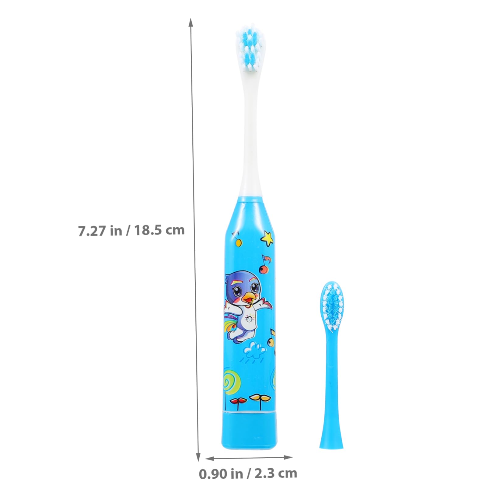 FRCOLOR 8 Piezas cepillo automático halitosis kinder cepillo infantil limpiador electrico bebe eléctrico familiar