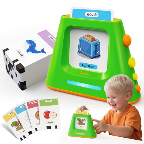 Talking Flash Cards for Toddlers: Self-standing & Dual-Speed Lear...