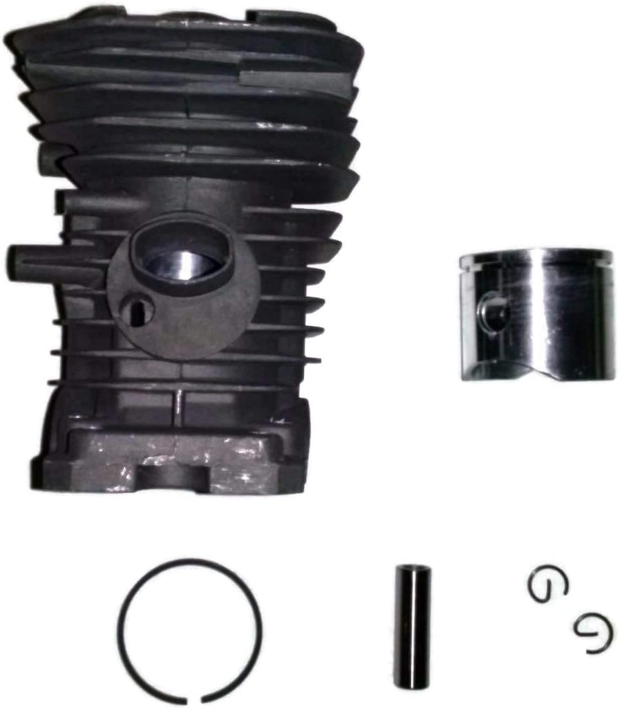 40mm Cylinder Piston Kit With Ring Piston Pin and Circlips for Husqvarna 136 137 141 142 Chainsaw Replacement for 530069941 and 530 06 99-41