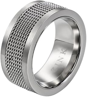 ZINK Men's Stainless Steel Ring | ZJRG008SBR