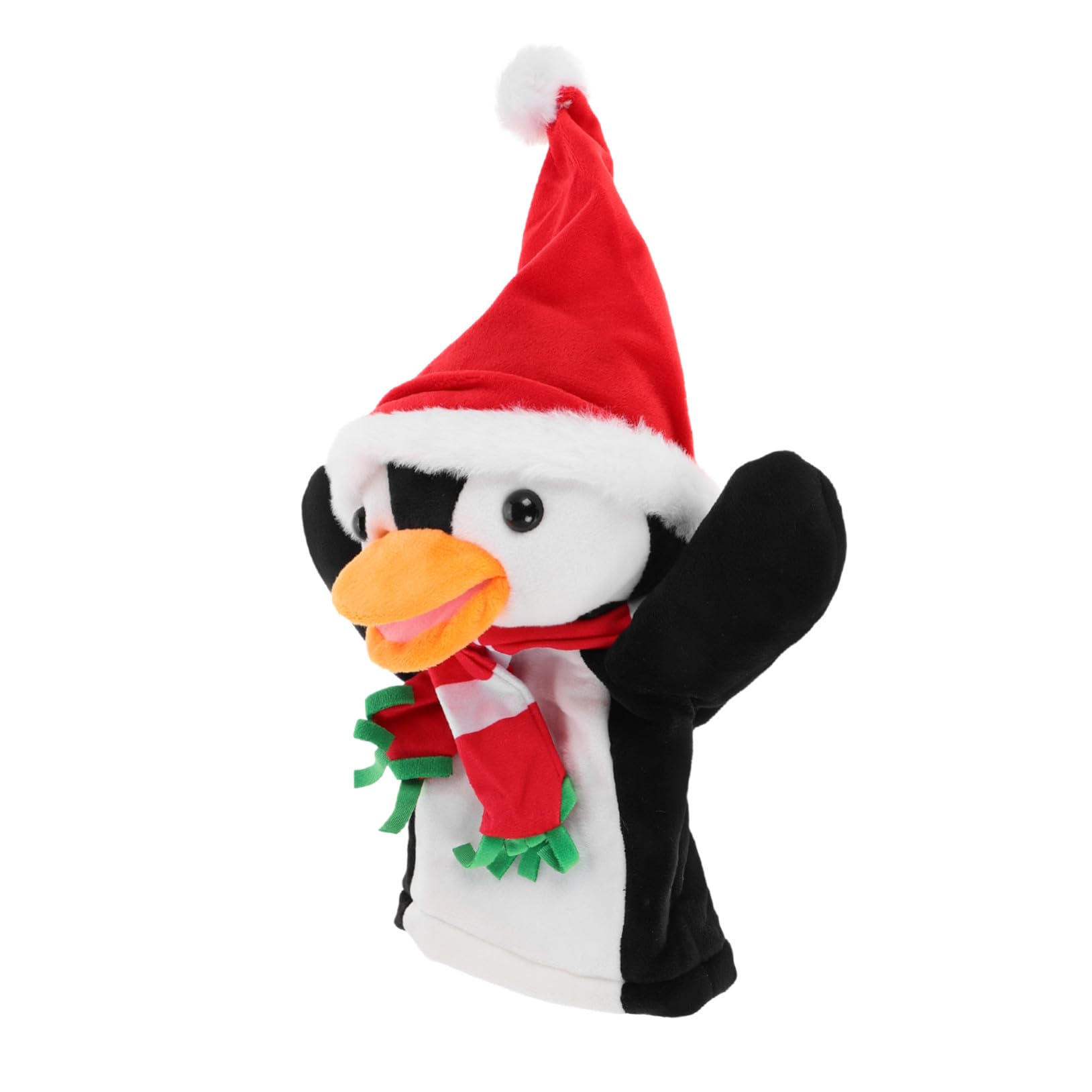 FRCOLOR 5 Piezas Marioneta de Mano Pingüino Navideña de Peluche Marionetas de Dedo Encantadoras para Interactivos y Cuentos para Niñas