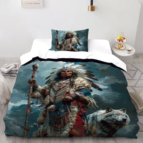 Literie microfibre de qualité supérieure avec housse de couette imprimée 3D et zip durable - 2