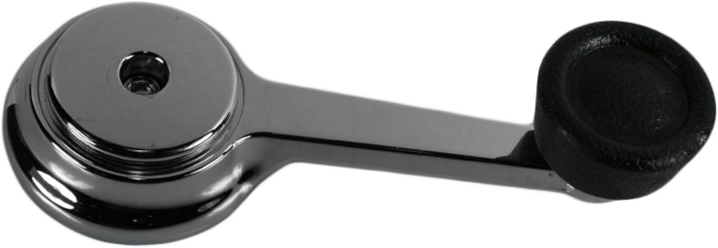 Window Crank Handle Chrome & Black Compatible with 1974-1983 Jeep Cherokee 1976-1986 CJ7 1984-1991 Grand Wagoneer 1981-1985 Scrambler Wagoneer 1987-1991 Wrangler CH1354104