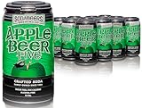 Apple Beer Five | SodaBeers Brewing Co | Alcohol-Free, Gluten Free & Sugar Free, Crafted Apple Soda, Refreshing Fruit Beverages, Low Calorie, Zero Sugar Soda (12 Cans)
