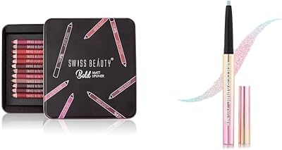 BEAUTY Bold Matt Lip Liner | Set of 12 | Long-lasting |Matte Finish | Non-drying, 15gm & Bold Matt Lip Liner | Set of 12 | Long-lasting |Matte Finish | Non-drying, 15gm
