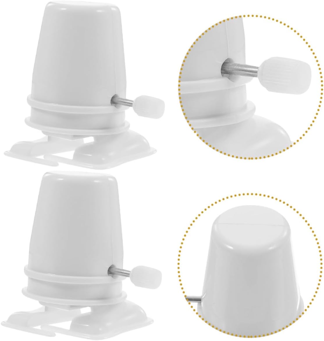 Totority 40pcs Clockwork Toy Movement for Projects Walking Mechanism for Crafting for Models and Handmade Toys Easy to Install Replacement Parts