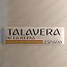 Pegatina Talavera de la Reina España Resina, Pegatina Relieve 3D Bandera Talavera de la Reina España 120x30mm Adhesivo Vinilo