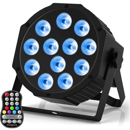 Lampe LED rechargeable RGBW avec télécommande lot de 8