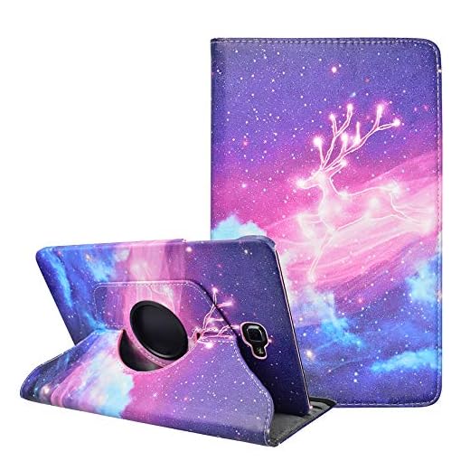 KATUMO-Fodral kompatibelt med Samsung Galaxy Tab A 10.1 2016 SM-T580/T585 Folio-Fodral med Ställfunktion Flipfodral för Tab A 10.1 2016 SM-T580/T585-Bokomslag