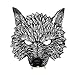 Wolf Mask Halloween Half Face Werewolf Mask Animal Masquerade Mask for Cosplay Costume