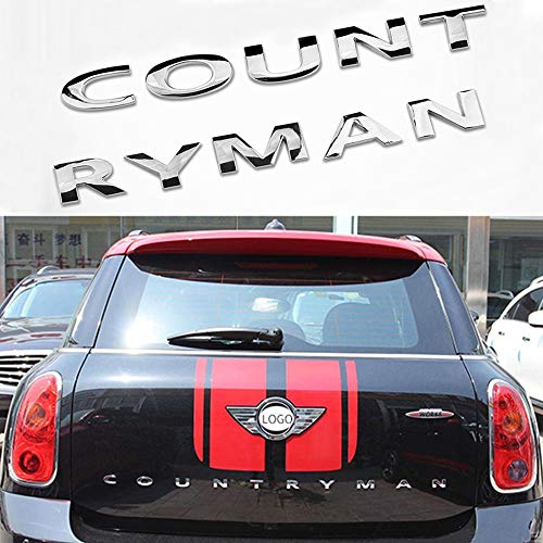 Emblema Letra Mini Cooper Countryman Pronta Entrega (Cromado)