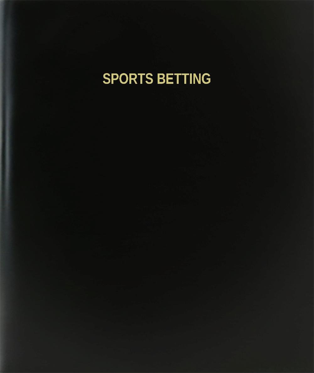 BookFactory Sports Betting Log Book/Journal/Logbook - 120 Page, 8.5''x11'', Black Hardbound (XLog-120-7CS-A-L-Black(Sports Betting Log Book))      Case