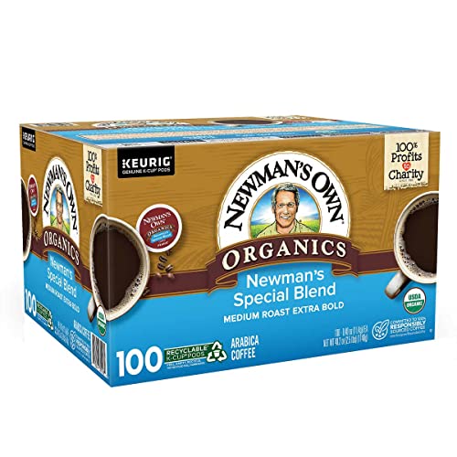 Newman's Own Organics Special Blend Coffee K-Cups (100 K-Cups) - Packaging May Vary #TOP25