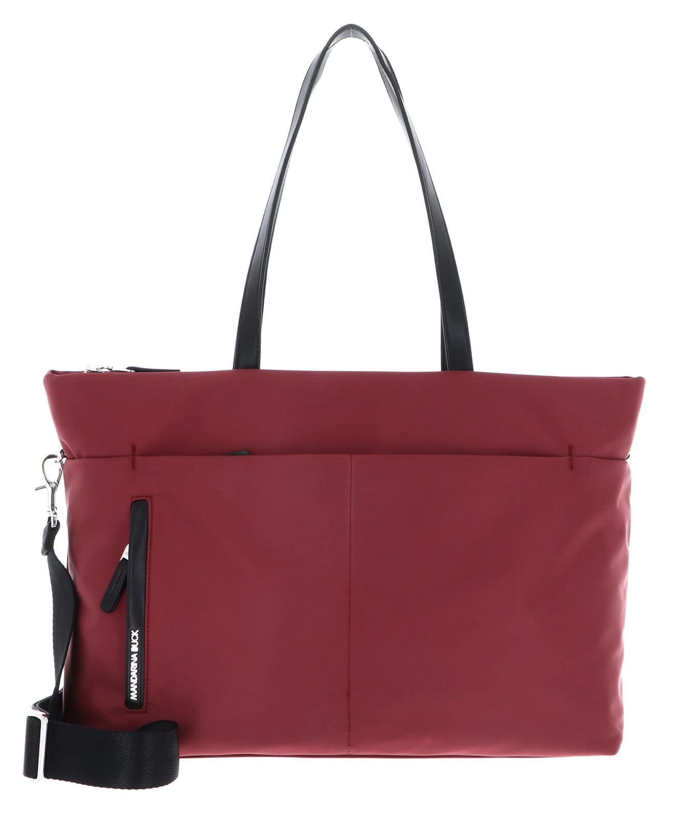 Mandarina Duck borsa shopper borsa a tracolla con scomparto per laptop Hunter Shopper Grape rosso scuro