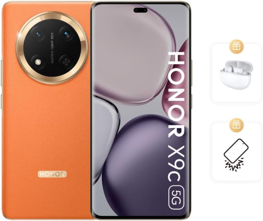 HONOR X9c 5G 12GB RAM 256GB Dual SIM Sunrise Orange With Free Gifts - UAE Version