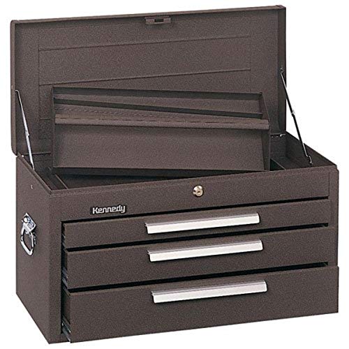 Kennedy Manufacturing 263B Signature Series 26in 3-Drawer Mechanics Chest, Brown