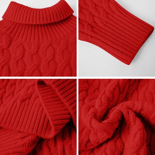 Toddler Baby Girls Knitted Sweater Warm Solid Pullover Top Kids Crew Neck Sweater Autumn Winter Outfits4
