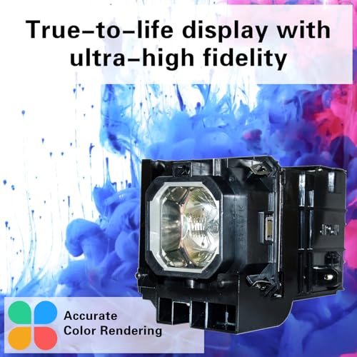 Image of NP06LP Replacement Projector Lamp Bulb for NEC NP1150 NP2150 NP3150 NP3151 NP3151W NP1250 NP2250 NP3250 NP3250W NP1200 NP2200 NP3200 Projector with Housing