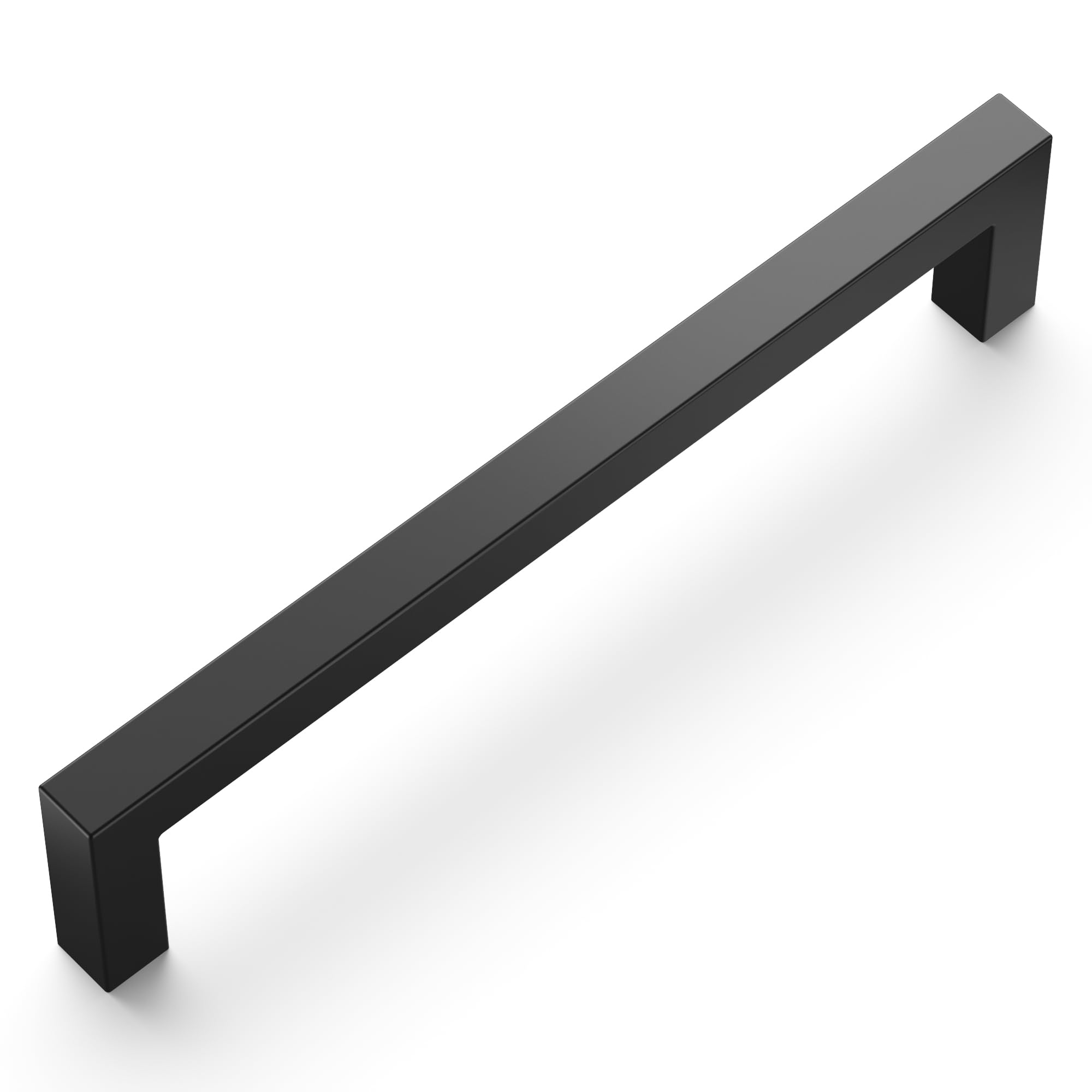 Hickory Hardware NEIKO Heritage Designs Contemporary Pull 5-1/16 Inch (128mm) Center to Center Matte Black Finish (10-Pack) - Image 2