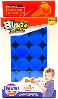 Bingo Sport Air Gun 24 Pieces Foam Ball 1.1 inch HK-0217