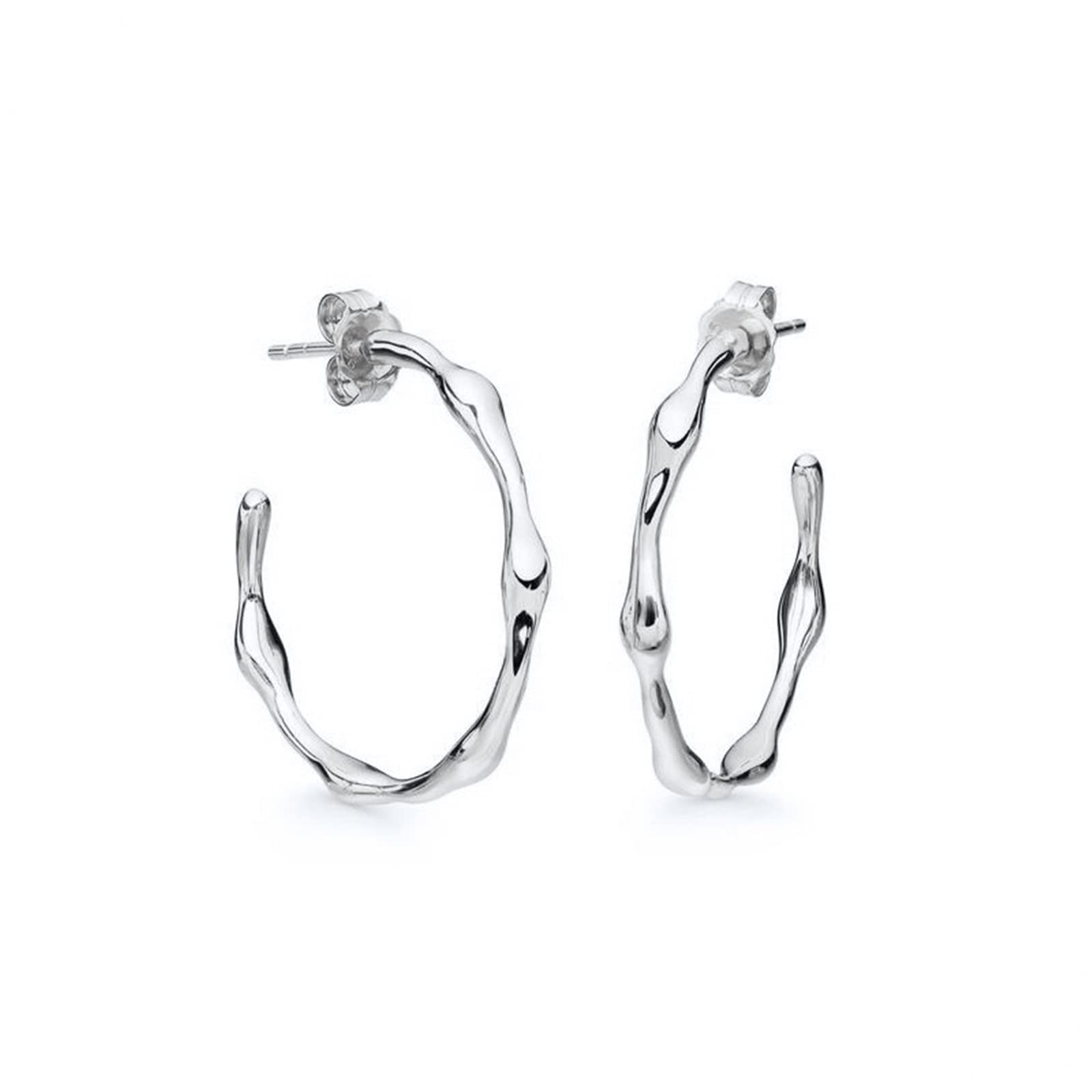 WZGWDC 925 Silber Ohrringe Damen, Creolen für Damen Vintage C-Form Hypoallergener Knorpel-Piercing-Schmuck