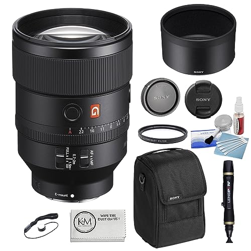 Sony FE 135mm f/1.8 GMY 82mm UVtB^[ + JN[jOLbg5_ + N[jOYy + YLbvL[p[ + }CNt@Co[N[jONXt (6ACe)