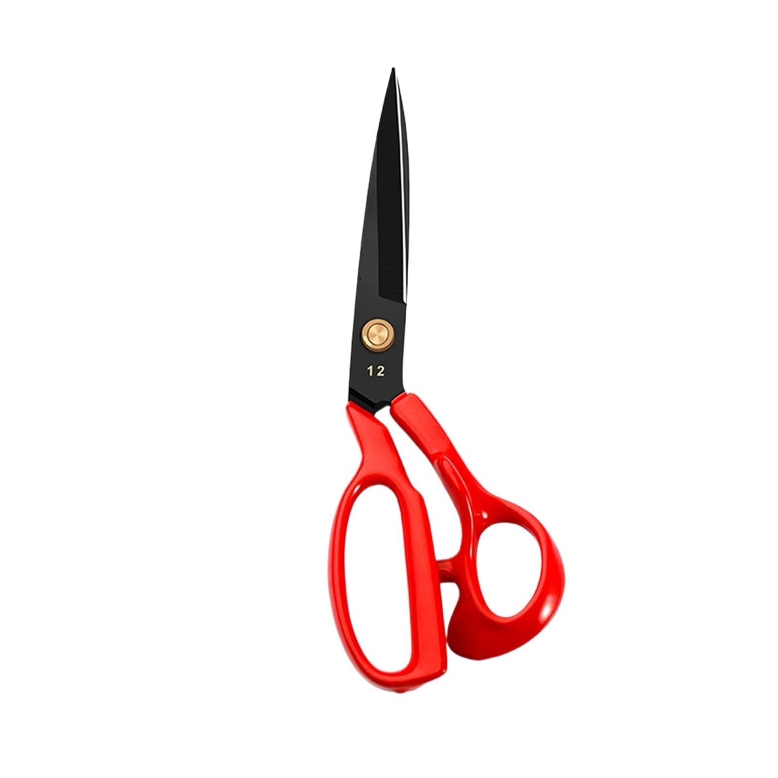 Tijeras de sastre profesionales, cortador Tela cuero acero inoxidable for accesorios costura DIY(XL style 12in)
